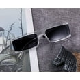 thumbnail image 3 of FEISEDY Cool Futuristic Rectangular Sunglasses Cyber Men Women Punk Style Cosplay Sun Glasses B2739, 3 of 8