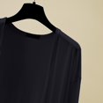 thumbnail image 5 of Thin Cardigans for Women Lightweight, Yigetop Large Size Cardigan Summer Long Sleeve Spring Loose Air Conditioning Top Long Sheer Cardigan Dark Blue XL, 5 of 5