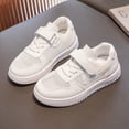 thumbnail image 2 of Zapatos blancos para niños, zapatos para niños, zapatos de malla de estilo veraniego, zapatillas deportivas blancas para estudiantes y niñas para niños de mediana edad y grandes, 2 of 6