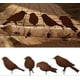 thumbnail image 2 of Decorative Rust, 4 Patina Metal Bird Stakes, Garden Decoration, Rust Look with Screw Thread, Metal Bird Tree Stake for Wood, Fence Figures, Garden Dec, 2 of 5
