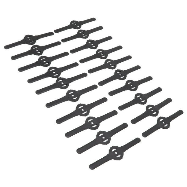 Cuchillas para cortacésped BuyWeek 20 piezas de plástico cuchillas de repuesto para cortacésped