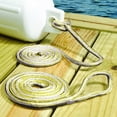 thumbnail image 2 of Seachoice Double-Braid Nylon Fender Line, 1/4 In. X 6 Ft., Gold/White, 2 of 5