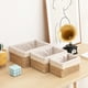 thumbnail image 4 of Billuyoard Organizador de contenedores de cuerda de papel reciclado, solución de almacenamiento multiusos y fácil de limpiar, atractiva Almacenamiento y organización del hogar Beige, 4 of 6