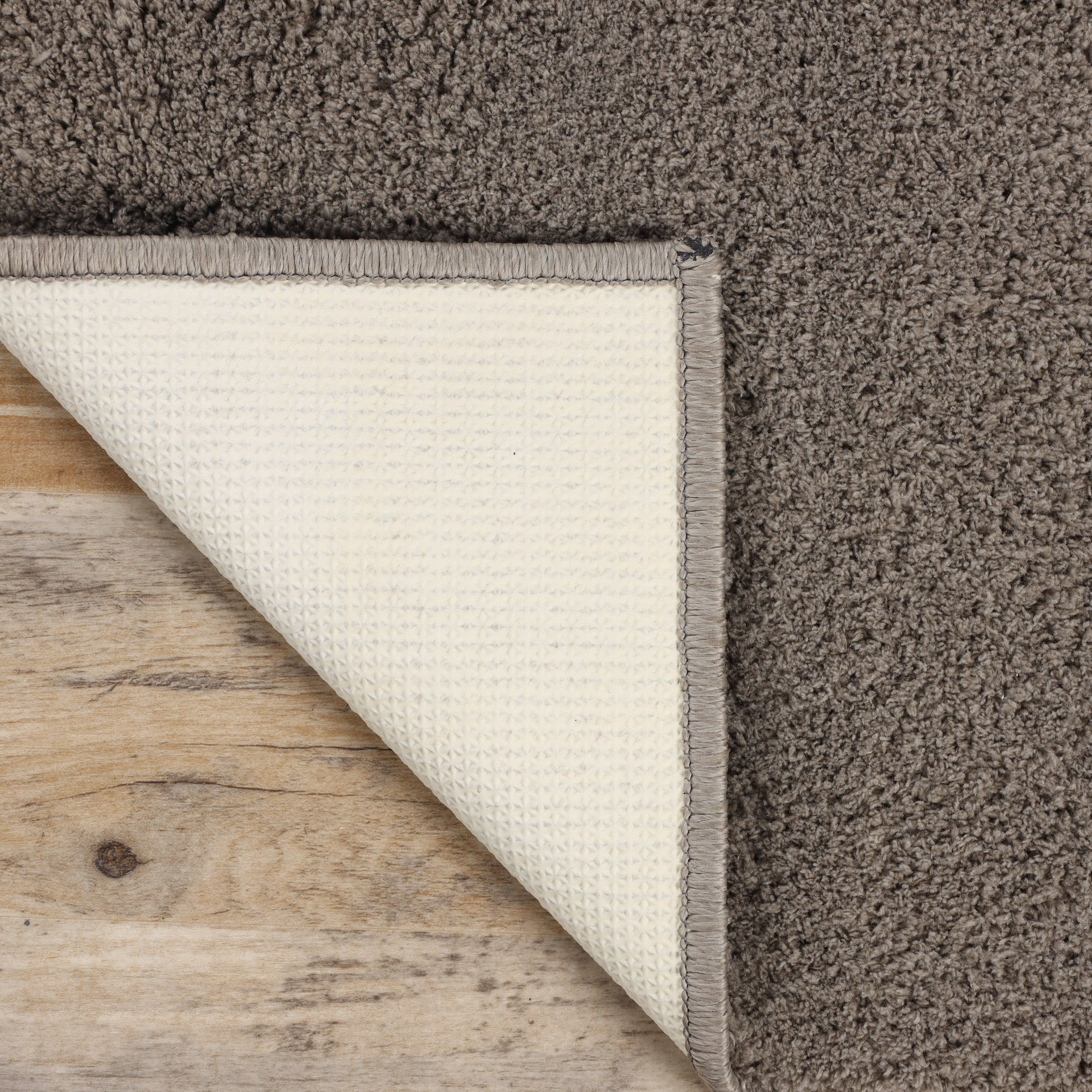 Superior California Shag Non-Slip Indoor Area Rug, 10' x 14', Warm Stone