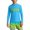 Sky Blue, variant on Onlyliua Boys 2‑Piece Rash Guard Swimsuit Set, UPF 50 Sun Protection Long Sleeve Game Controller Print Swim Shirt with Gradient Swim Trunks, Bathing Suit for Big Boys Beach Pool Summer Vacation