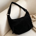 thumbnail image 6 of 2 in 1 Canvas Nylon Tote Bag for Women, Large Capacity Waterproof Everyday Purse, Lightweight Casual Shoulder Handbag for Commute College Work - Fits Laptop, 6 of 7