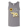 thumbnail image 2 of In A World Where You Can Be Anything Be Kind Inspirational/Christian Mens Graphic Tank Top, Heather Grey, 3XL, 2 of 3