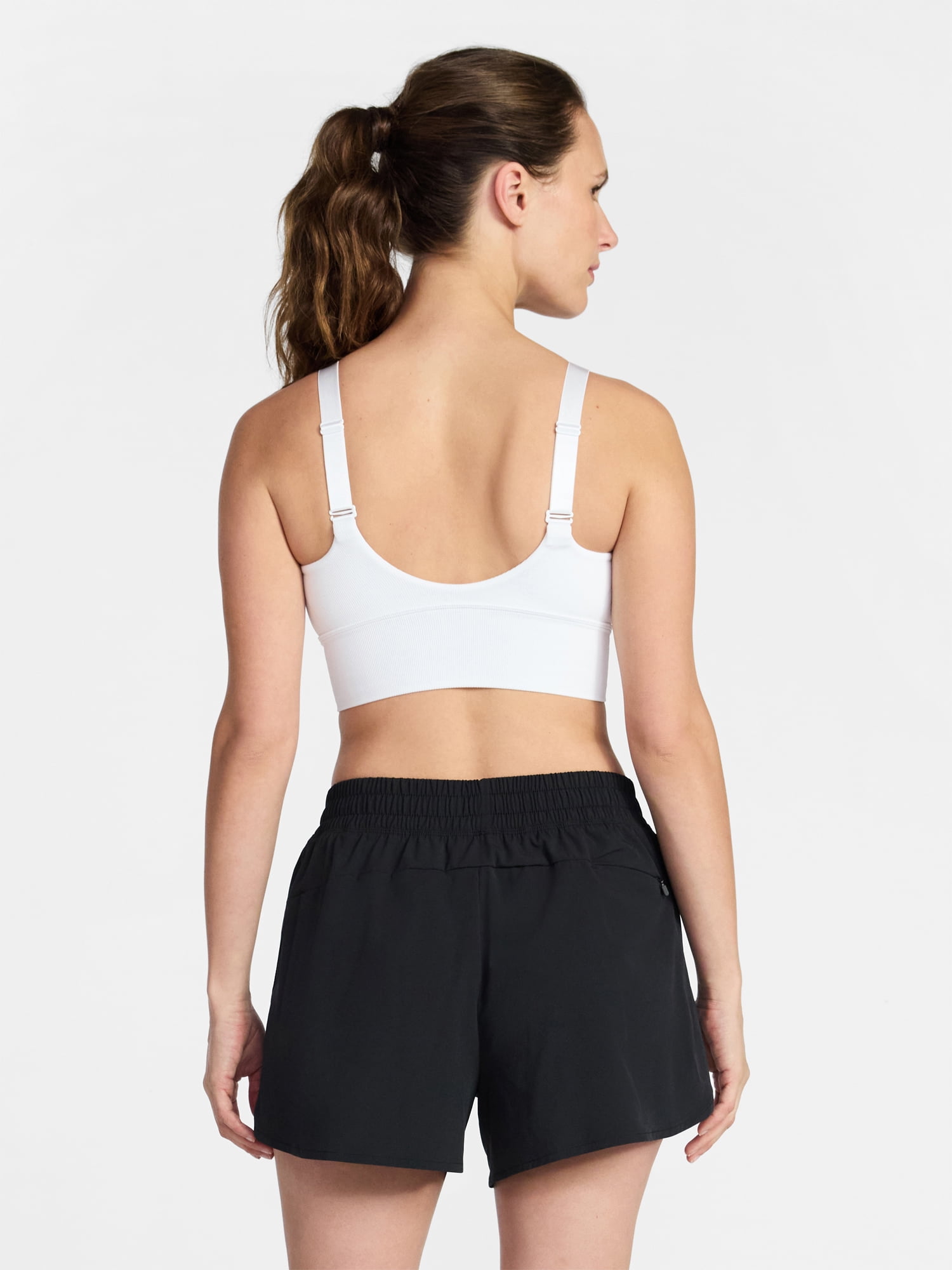 Avia Women's Low Support Longline Scoop Neck Sports Bra, Sizes S-XXXL