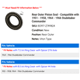 thumbnail image 2 of Rear Outer Pinion Seal - Compatible with 1951 - 1958, 1964 - 1966 Studebaker Commander 1952 1953 1954 1955 1956 1957 1965, 2 of 2