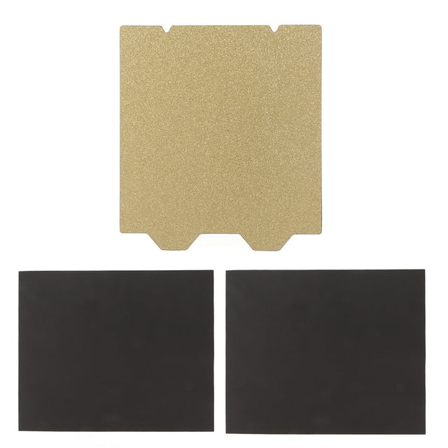 Placa de construcción para impresora 3D, placa de acero en polvo texturizada de fibra de carbono de doble cara de 4,7x4,7 pulgadas para placa de acero PET Vorn 0 Vorn V0.1