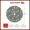 thumbnail image 3 of KLL Fruit Ice Cream Christmas Tree Skirt 48" ,Party Decorations Farmhouse for Christmas Decorations Holiday Party, 3 of 6