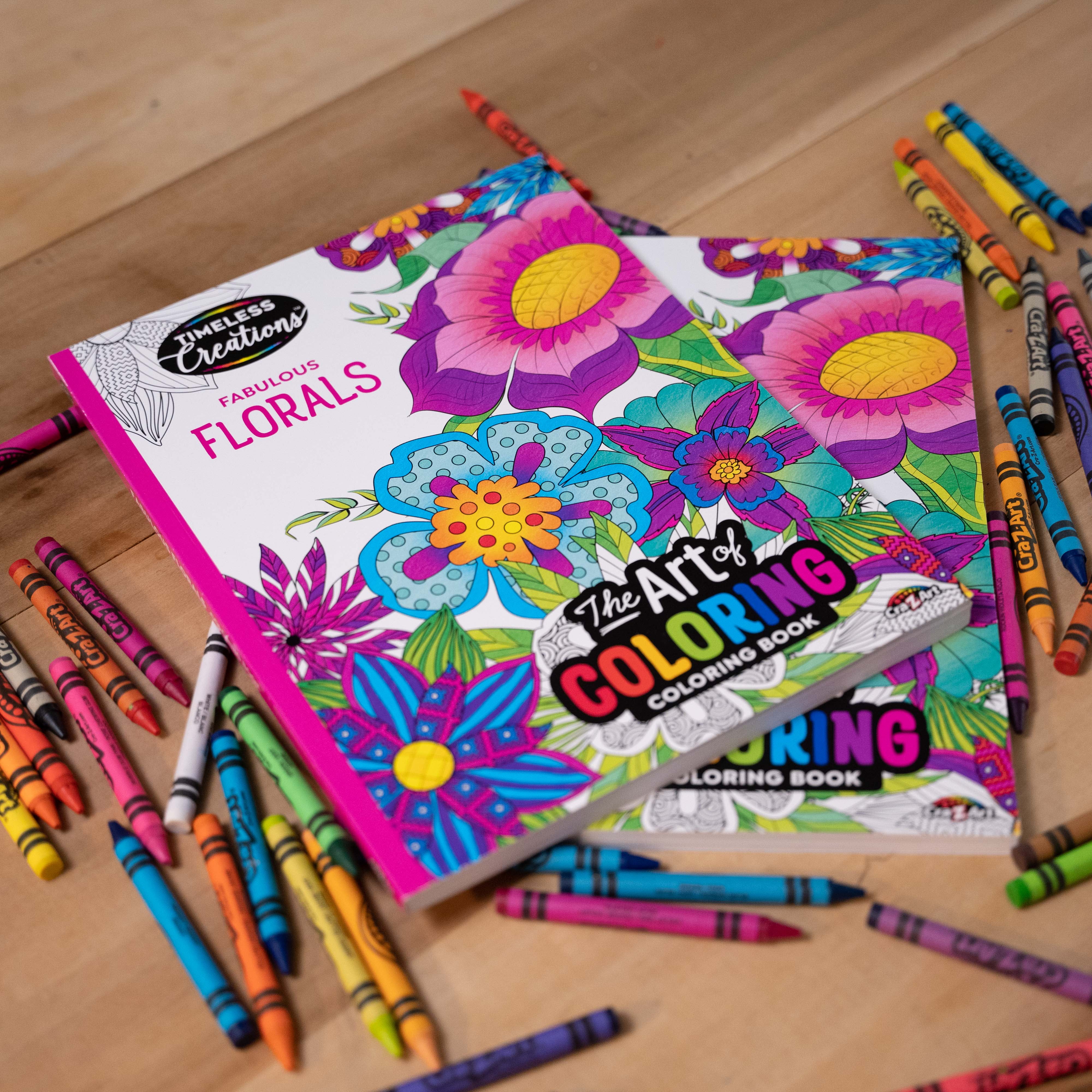 Cra-Z-art Timeless Creations Coloring Book, Words to Color By EXCELLENT  SHAPE