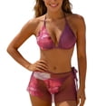 thumbnail image 2 of Bikini Sets for Women Stylish Floral Print Tankini Bikini With Design Womens Swimsuits for Beach Vacation Wear, 2 of 8