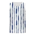 thumbnail image 4 of Color Su Propio Pijamas, el Tiempo Libre de los Hombres Fitness Home Wear Fashion Streak Printing T-Shirt Deportes, 4 of 7