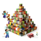 thumbnail image 1 of "100 Bloques De Construcción Magnéticos Y 5 Figuras De Acción " Lab.g, 1 of 5