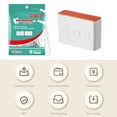 thumbnail image 4 of Eoperou Dental Floss Storage Box with Mirror Large Capacity Pop-Up Cover Design Compact Size Portable Dental Floss Pick Dispenser Case with Floss Picks, 4 of 7