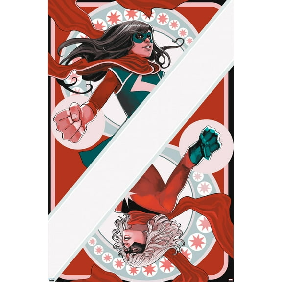 Marvel Comics - Ms. Marvel - Ms. Marvel & Ms. Marvel #1 Wall Poster, 22.375" x 34"