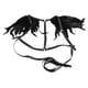 thumbnail image 2 of Arnés de cuero de PU con mantón de plumas artificiales para vacaciones de fotografía de disfraces, 2 of 8