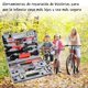 thumbnail image 4 of AbaqKalza Kit de Herramienta Bicicleta 44 Pzs con Caja Port&aacute;til, Juego Reparaci&oacute;n Mantenimiento de Bicicleta de Monta&ntilde;a BMX, Accesorios Emergencia de Parche Neum&a, 4 of 9