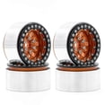 thumbnail image 2 of 4PCS Metal 19 Beadlock Wheel Rim 9-Spokes for 1/10 RC Crawler TRX4 Axial SCX10 90046 AXI03007 Redcat Gen8, 2 of 5