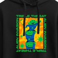 thumbnail image 3 of Toy Story - Aliens Triple Threat - Juniors Cropped Pullover Hoodie, 3 of 5