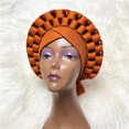 thumbnail image 2 of Ayyufe Hat Wide Band Adjustable Soft African Nation Turban Hat for Christmas, 2 of 5