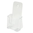thumbnail image 2 of Paquete de 12 Premium Tríptico 4 Pulgadas de Porta Folletos,de Plástico Montaje En Pared Organizador de Encimera Transparente Porta Folletos Soporte de Exhibición de Plástico, 2 of 8