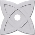 thumbnail image 1 of Ekena Millwork CMP28CM-05000 28 in. OD x 5 in. ID Square Cosmo Architectural Grade PVC Contemporary Ceiling Medallion, 1 of 1