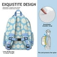 thumbnail image 4 of Baseball Toddler Backpack Spacious Adjustable Shoulder Straps Chest Buckle Durable Backpack For Student, 4 of 6