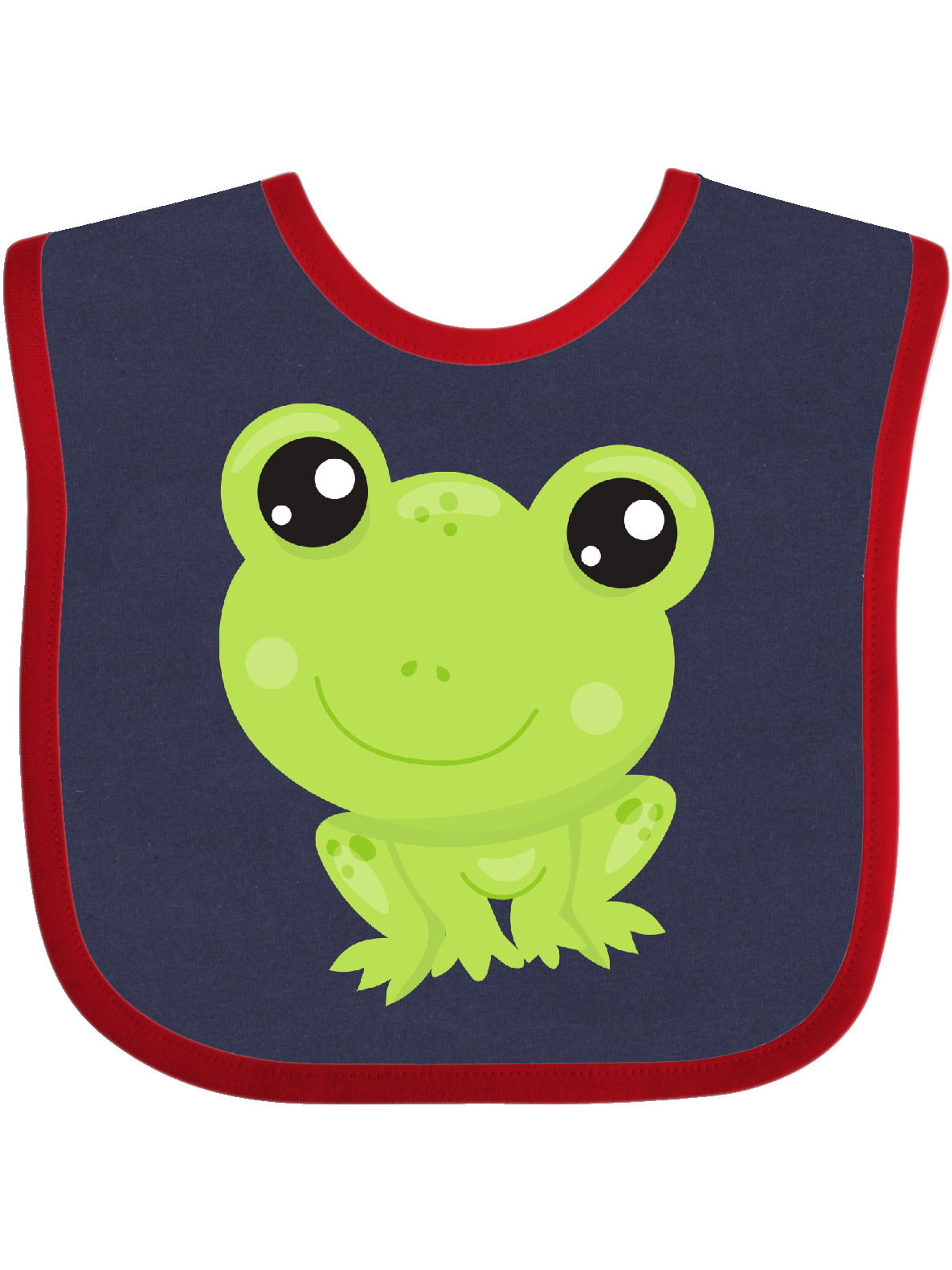 Baby/Toddler Dribble Bib Bundle Apple/Frog Red/White/Green 6 PACK! 