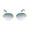 Green, variant on Clear Sunglasses Gold Metal Classy Model Men Rap Style