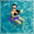thumbnail image 5 of VOS Oasis Water Solid Saddle Floats for Adults - Ultra Buoyant, Double Coated, Comfortable Floating Seats for Pool, Beaches, Lakes, Water Parks, Pack of 1 (Lavender Secret), 5 of 8