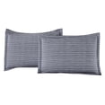 thumbnail image 1 of 2 fundas de almohada largas, suaves y cómodas, fundas de almohada para el cuerpo (rayas grises, 51 x 76 cm), 1 of 8