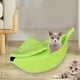 thumbnail image 4 of Cama para gatos con forma de plátano, cama para dormir, casita para gatos, suministros para acurrucarse, cojín suave para mascotas Verde, 4 of 9