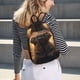 thumbnail image 5 of Disketp Lake Meditating Elephant print Canvas Backpack Lightweight Travel Daypack Student Rucksack Laptop Backpack-Small, 5 of 5