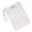 Pink, variant on Clear PVC File Case Water Resistant File Organiser With Handle Letter Size Document Folder For Business School Document