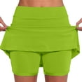 thumbnail image 2 of Clothing 2025 Women's High Waisted Tennis Skirts Tummy Control Pleated Golf Shorts Skirts for Women with Shorts Pockets Navy Tennis Skirts for Women, 2 of 9