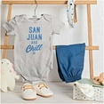 thumbnail image 3 of San Juan Puerto Rico Chill Vintage Romper Boys or Girls Infant Baby Brisco Brands NB, 3 of 6