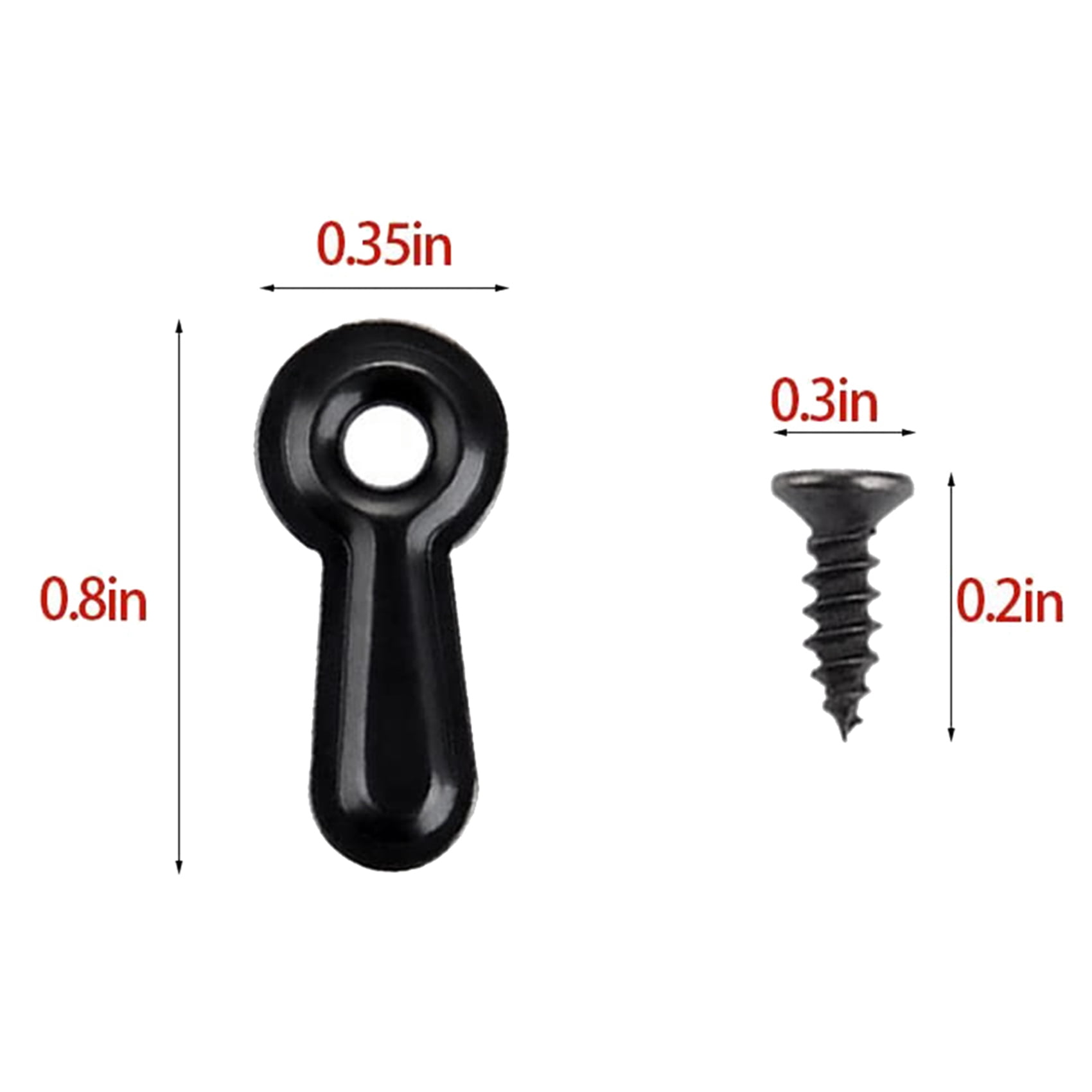 900 Picture Turn Button Fasteners Photo Frame Hardware and 900 Screws for Craft, Hanging, Drawing, Black