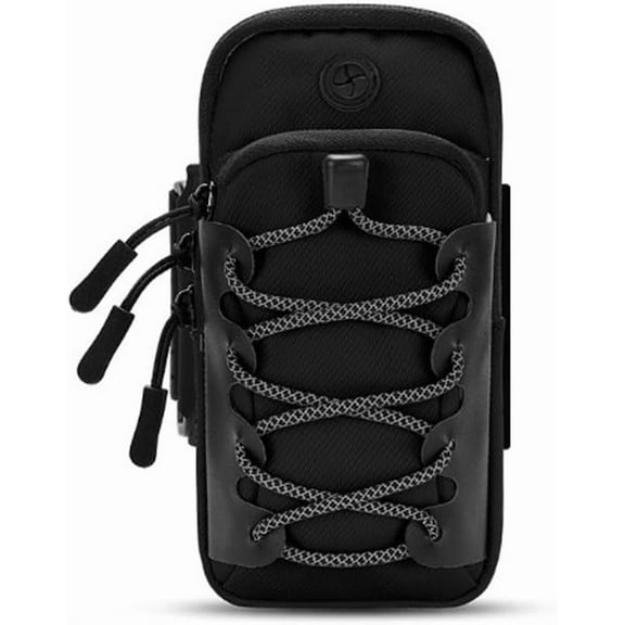 Motorcycle Battery Cover Storage Cloth Bag Fit For Sur-ron Light Bee X Segway,Dirt Bike Front Frame Bag Arm Strap Bag Battery Cover Bag for Mobile Phone, Card, Earphone (black)