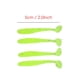 thumbnail image 5 of Se?uelos de pesca Bass Worm Bait, 50PCS Cola de paleta Se?uelos de pesca Se?uelos de pesca de plástico suave T-Tail Grub Worm Baits Fish Tackle Accesorio para agua salada Trucha de agua dulce Ecomeon no, 5 of 5