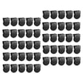 thumbnail image 1 of simhoa Cubicle Clips Black Home Use Practical Partition Panel Messages Hooks 50pcs, 1 of 8