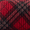 Red Plaid, variant on Quilted Pouch with Hair Scrunchie Set, 2-Piece, Women's, Green Patchwork