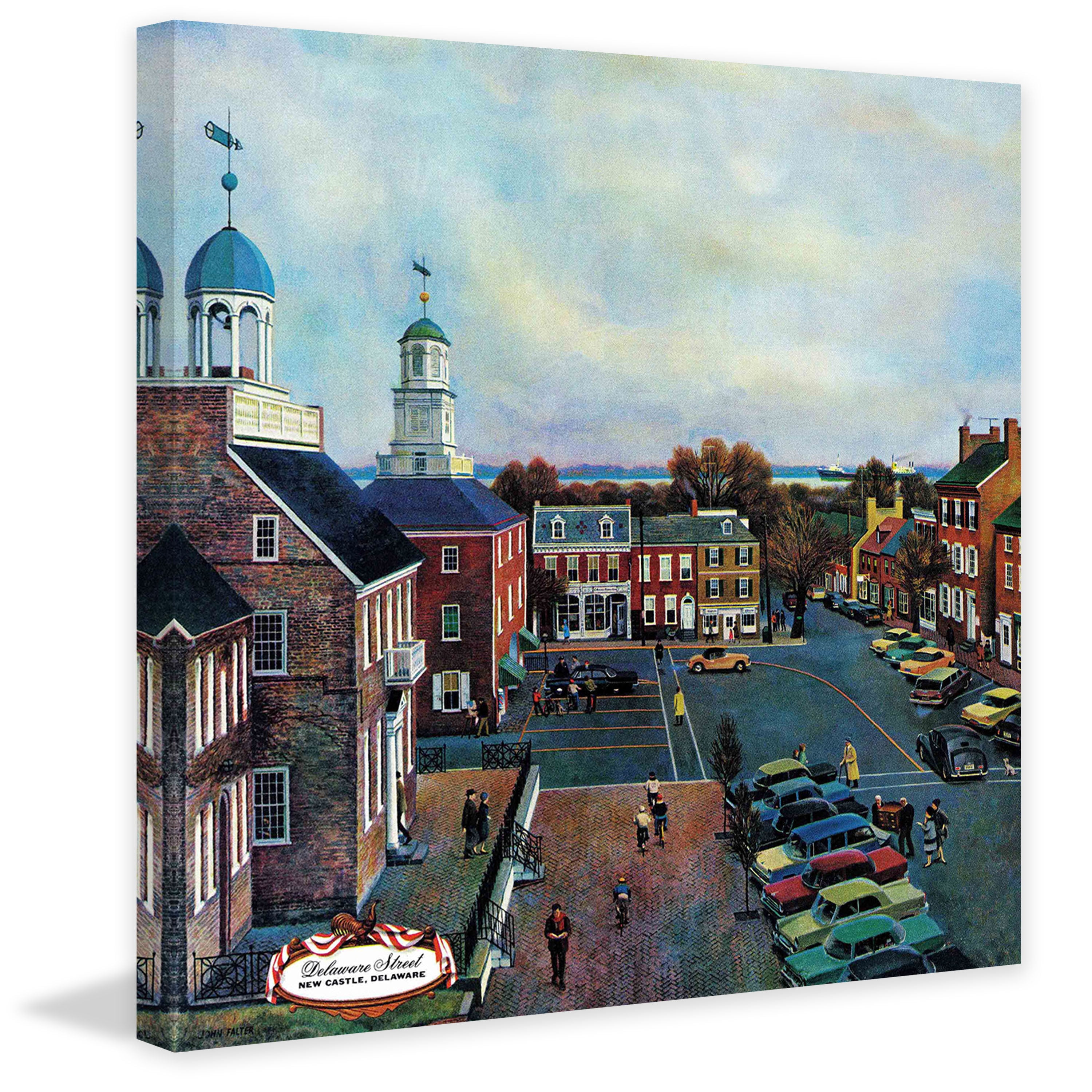 Marmont Hill "Delaware Street" Painting Print on Canvas