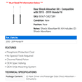 thumbnail image 2 of Rear Shock Absorber Kit - Compatible with 2015 - 2019 Honda Fit 2016 2017 2018, 2 of 2