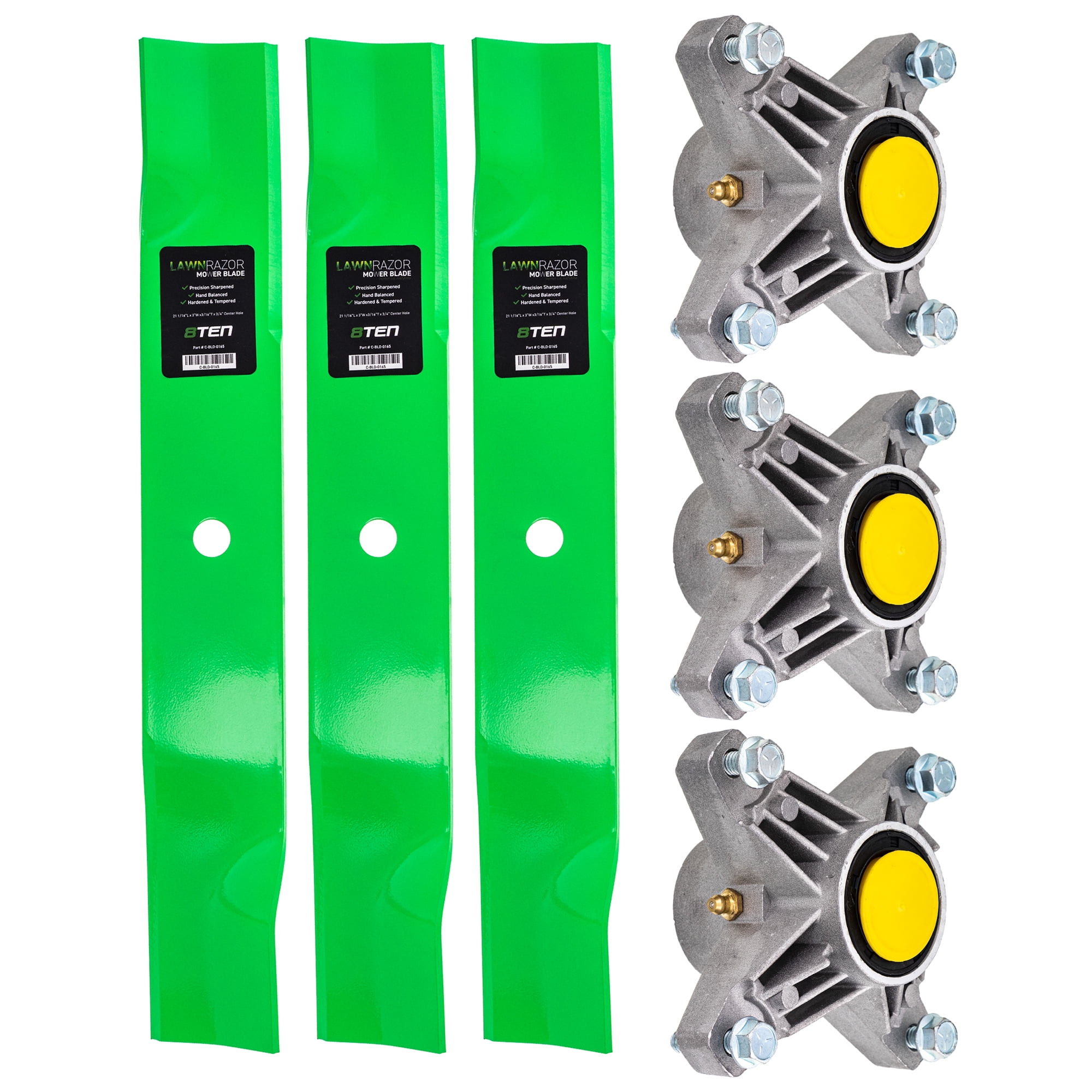 8TEN Blade Spindle Kit for MTD Cub Cadet 60 inch Z force S60 MK1005700