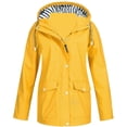 thumbnail image 1 of Kcodviy Womens Rain Jacket with Woman Jackets Hood Lightweight Long Sleeve Rain Coats Plus Size Windbreaker Zip Up Drawstring Windbreakers for Teen Raincoat with Pockets, 1 of 5
