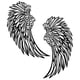 thumbnail image 1 of Metal Angel Wing Wall Decor with Iron Material 1Pair for Wall Use, 1 of 4