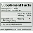 thumbnail image 3 of (2 pack) Brieofood Organic Mucuna 1500mg, 45 Servings, Vegetarian, Gluten Free, 90 Vegetarian Tablets, 3 of 7