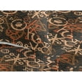 thumbnail image 3 of Ambesonne Geometric Quilted Bedspread Set 3 Pcs, Graffiti Art Earthy Back, Queen, Brown and Burnt Orange, 3 of 4